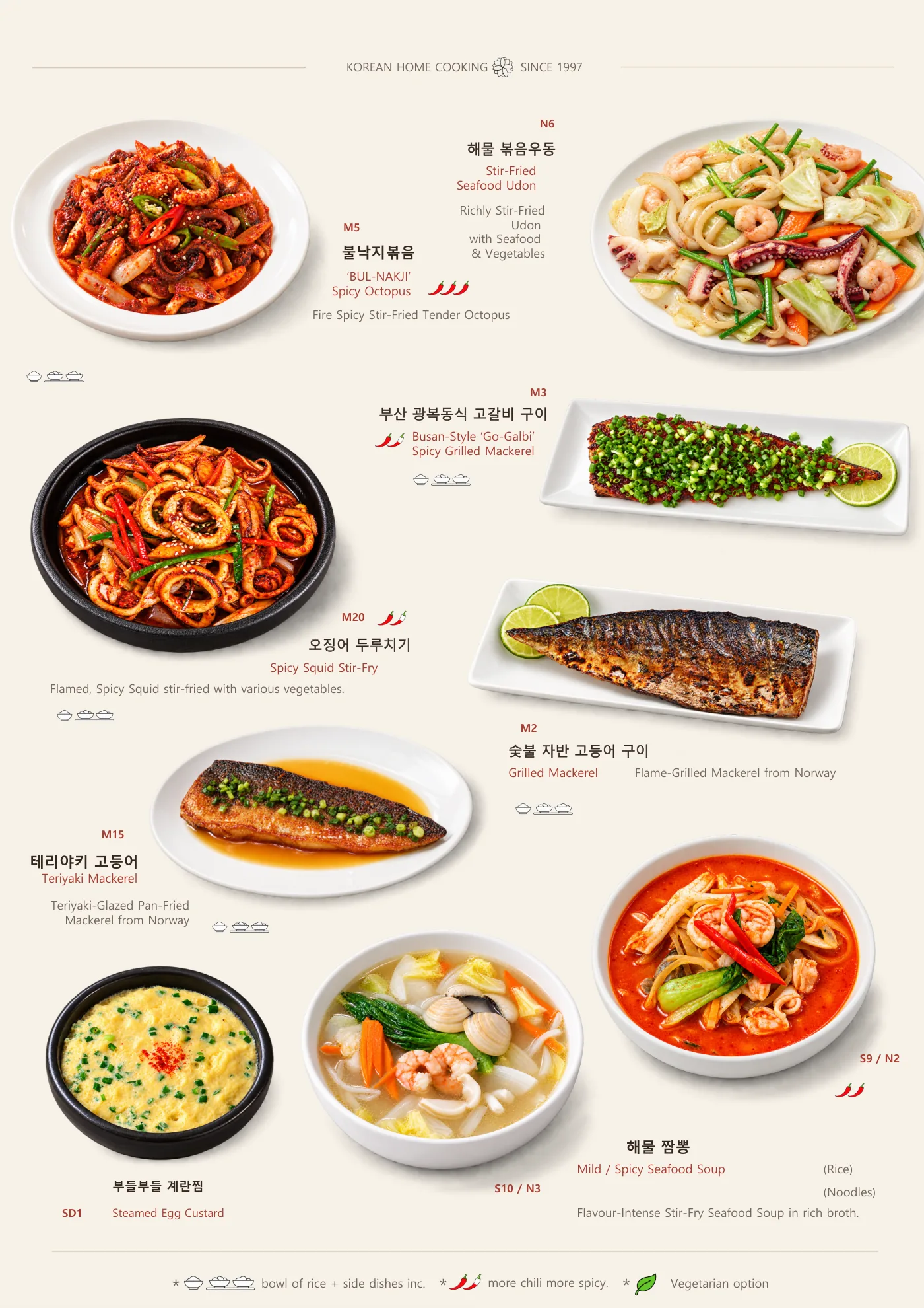 Menu page 4 of 7