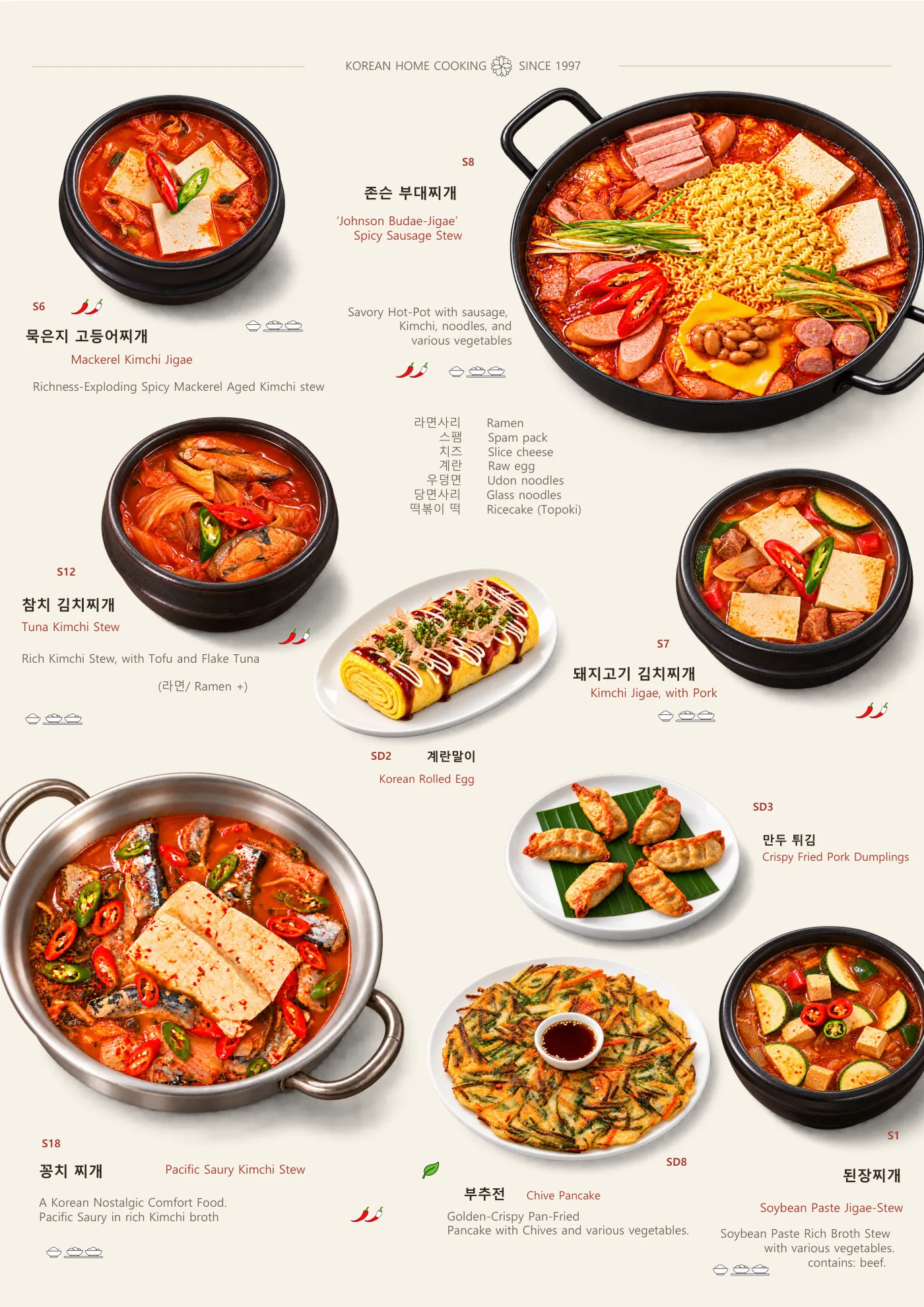 Menu page 6 of 7